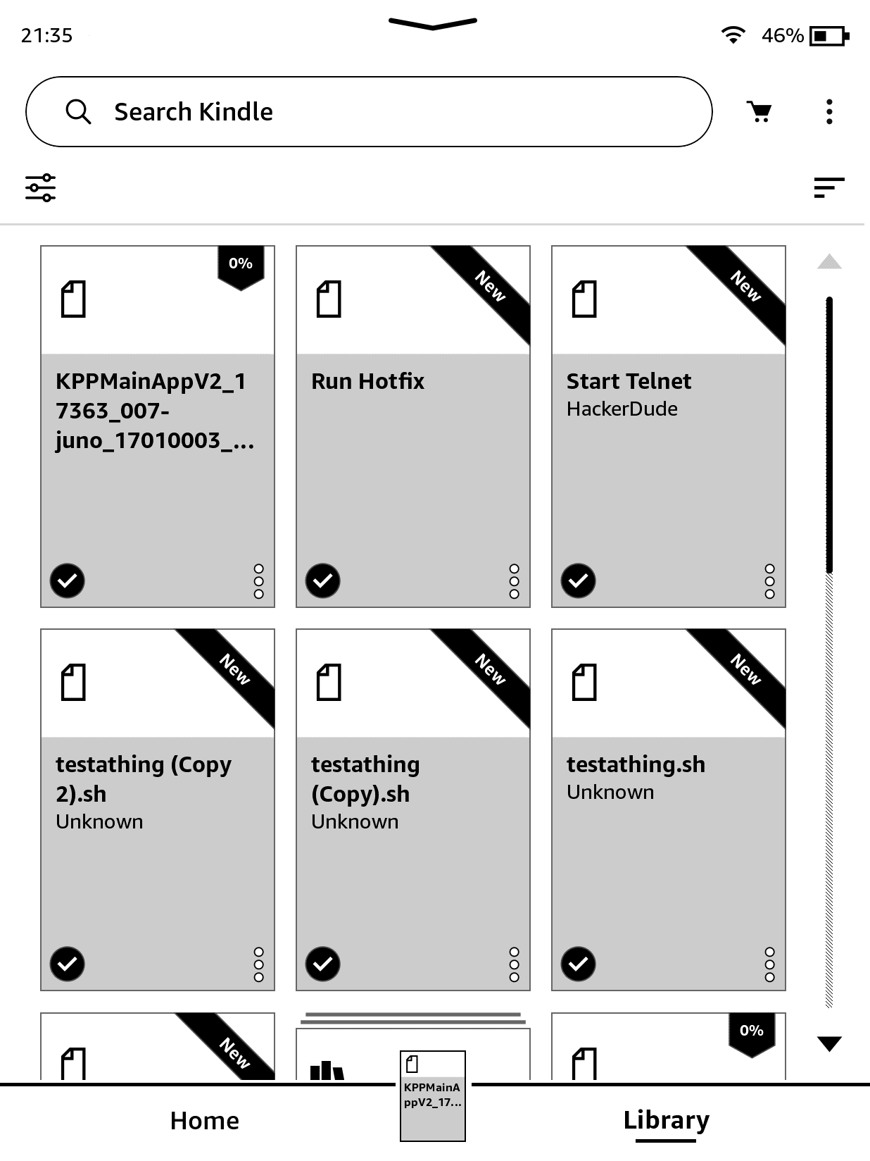 图书库里的 Run Hotfix booklet